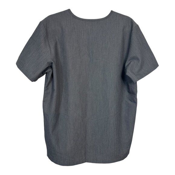 Lot 2-FIGS Scrub Top Mens Gray  Technical Collection Size Medium - Picture 4 of 7